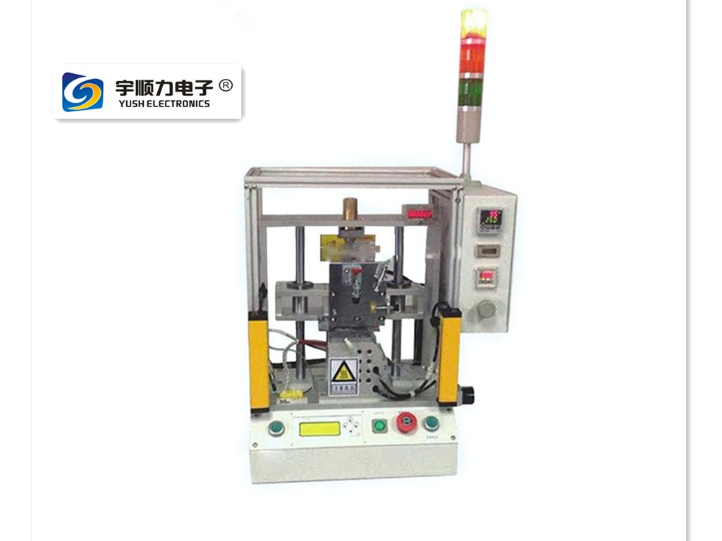 墨盒芯片焊接機(jī)自由浮動(dòng)頭設(shè)計(jì)，確保產(chǎn)品受壓平均